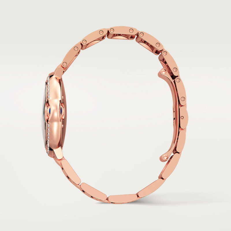BALLON BLEU DE CARTIER WATCH 33 MM ROSE GOLD DIAMONDS CRWJBB0063 - Image 3