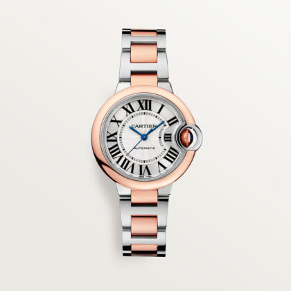 BALLON BLEU DE CARTIER WATCH 33 MM ROSE GOLD STEEL CRW2BB0032
