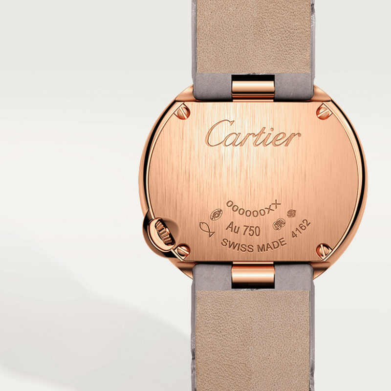 BALLON BLANC DE CARTIER WATCH 26MM QUARTZ MOVEMENT ROSE GOLD DIAMONDS LEATHER CRWJBL0006 - Image 3