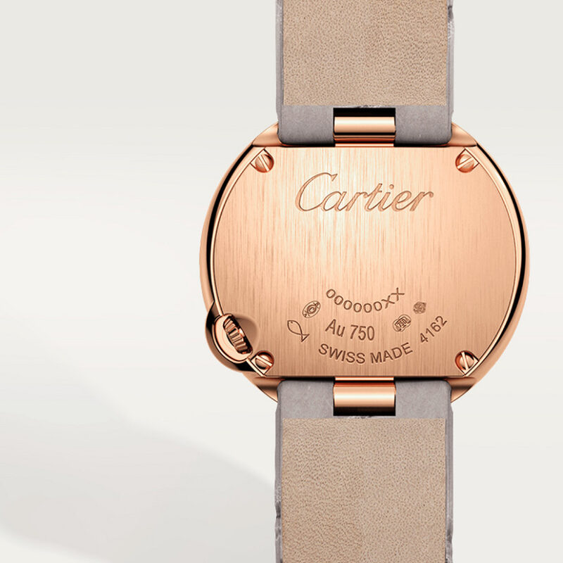 BALLON BLANC DE CARTIER WATCH 26MM QUARTZ MOVEMENT ROSE GOLD DIAMOND LEATHER CRWGBL0004 - Image 2