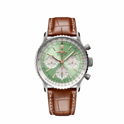 BREITLING NAVITIMER B01 CHRONOGRAPH 41 STAINLESS STEEL MINT GREEN AB0139211L1P1