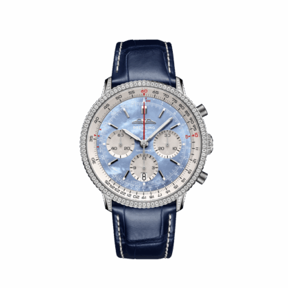 BREITLING NAVITIMER B01 CHRONOGRAPH 41 STAINLESS STEEL BLUE MOTHER-OF-PEARL AB01396A1C1P1