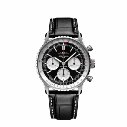 BREITLING NAVITIMER B01 CHRONOGRAPH 41 STAINLESS STEEL BLACK AB0139211B1P1