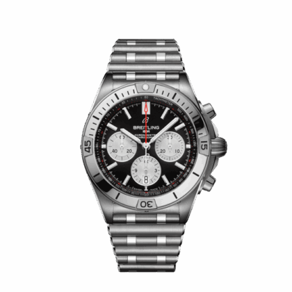 BREITLING CHRONOMAT B01 42 STAINLESS STEEL BLACK AB0134101B1A1