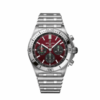 BREITLING CHRONOMAT B01 42 SIX NATIONS WALES STAINLESS STEEL RED AB0134A61K1A1
