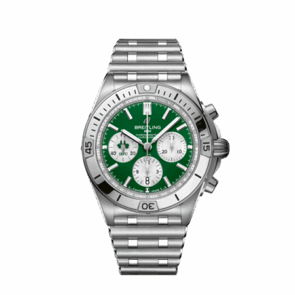 BREITLING CHRONOMAT B01 42 SIX NATIONS IRELAND STAINLESS STEEL GREEN AB0134A91L1A1