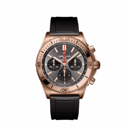 BREITLING CHRONOMAT B01 42 18K RED GOLD ANTHRACITE RB0134101B1S1