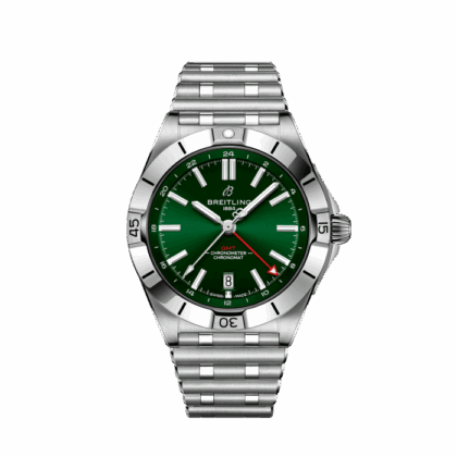 BREITLING CHRONOMAT AUTOMATIC GMT 40 STAINLESS STEEL GREEN A32398101L1A1