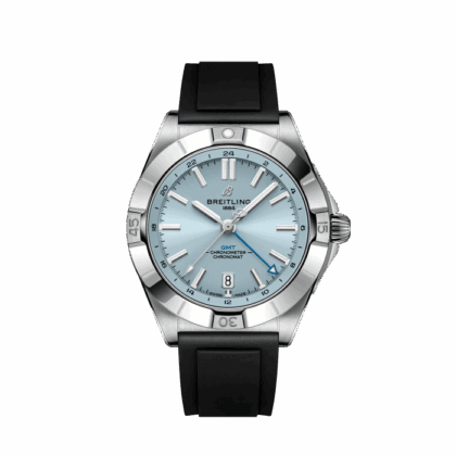 BREITLING CHRONOMAT AUTOMATIC GMT 40 STAINLESS STEEL PLATINUM ICE BLUE P32398101C1S1