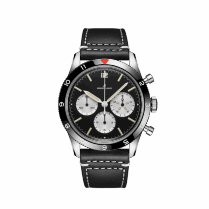 BREITLING AVI REF. 765 1964 RE-EDITION STAINLESS STEEL BLACK AB09451A1B1X1