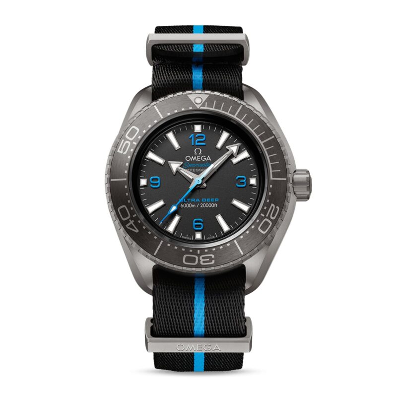 OMEGA SEAMASTER PLANET OCEAN ULTRA DEEP 6000M CO AXIAL MASTER CHRONOMETER 45.5MM MENS WATCH BLACK O21592462101001