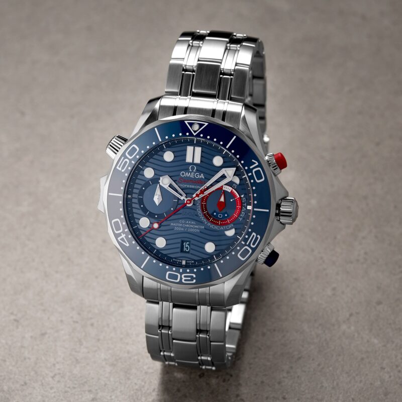 OMEGA SEAMASTER DIVER CO AXIAL MASTER CHRONOMETER CHRONOGRAPH 44MM MENS WATCH O21030445103002 - Image 7