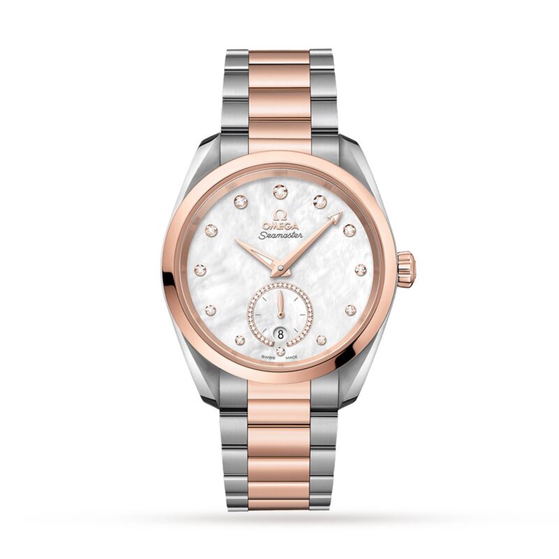 OMEGA SEAMASTER AQUA TERRA TWO TONE 38MM LADIES WATCH O22020382055002