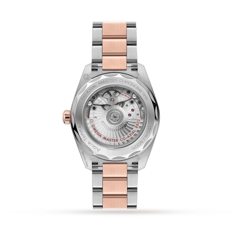 OMEGA SEAMASTER AQUA TERRA TWO TONE 38MM LADIES WATCH O22020382055002 - Image 2