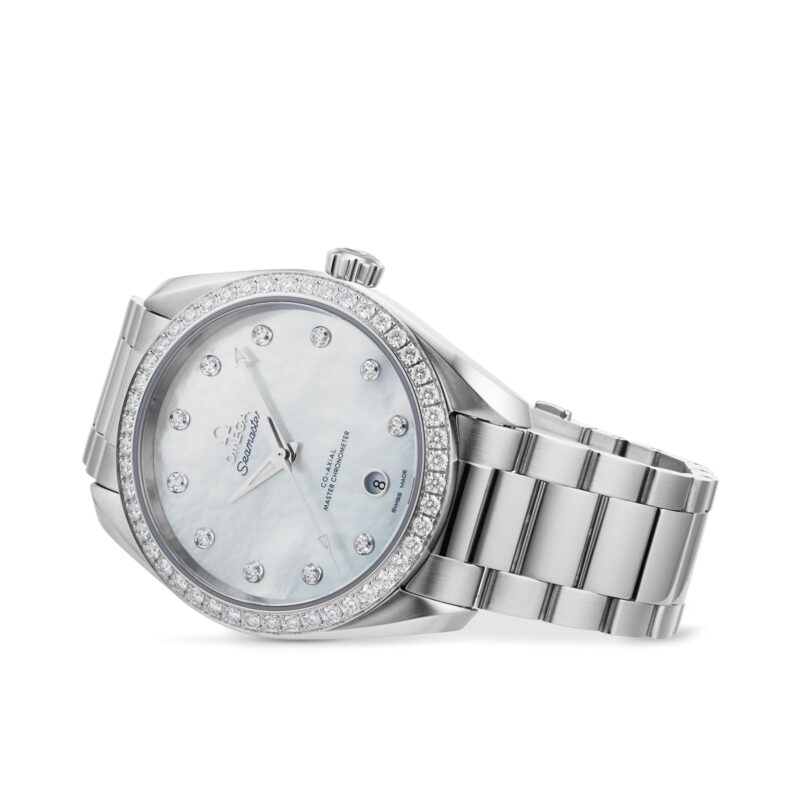 OMEGA SEAMASTER AQUA TERRA DIAMOND 38MM LADIES WATCH O22015382055001 - Image 3