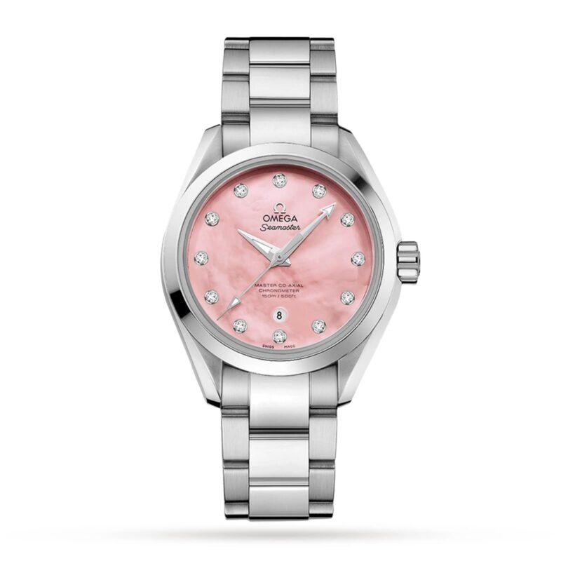OMEGA SEAMASTER AQUA TERRA CO AXIAL CHRONOMETER 34MM LADIES WATCH O23110342057003