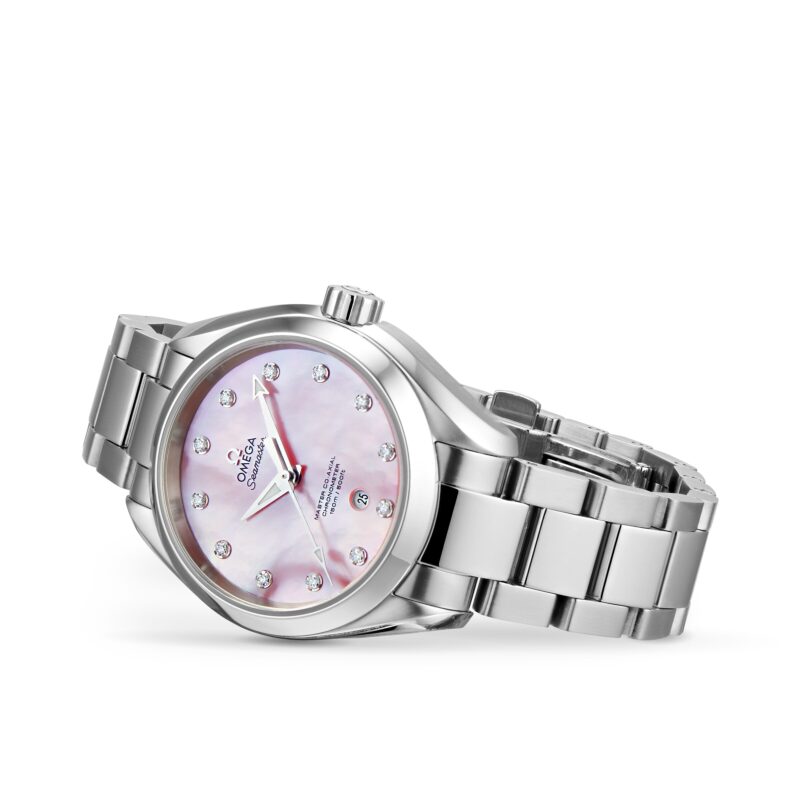 OMEGA SEAMASTER AQUA TERRA CO AXIAL CHRONOMETER 34MM LADIES WATCH O23110342057003 - Image 2