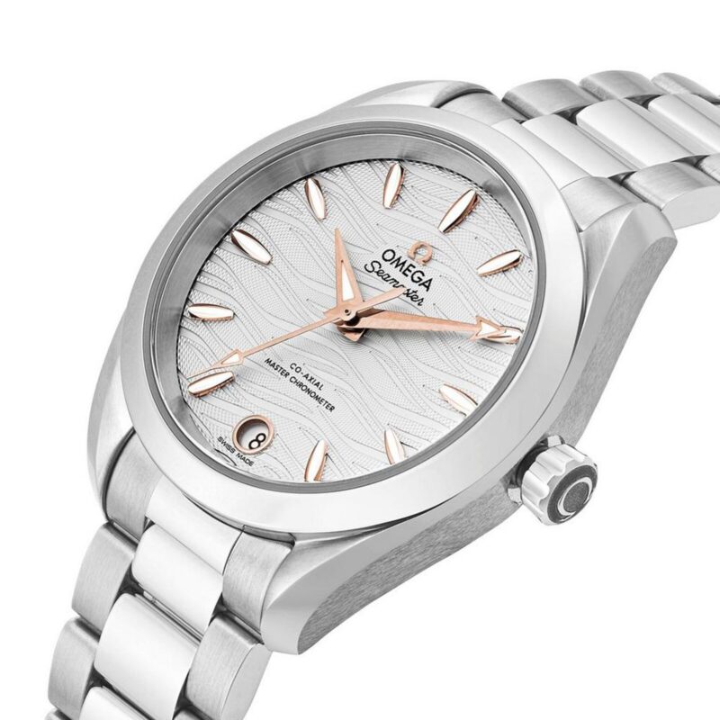 OMEGA SEAMASTER AQUA TERRA CO AXIAL MASTER CHRONOMETER 34MM LADIES WATCH O22010342002001 - Image 3