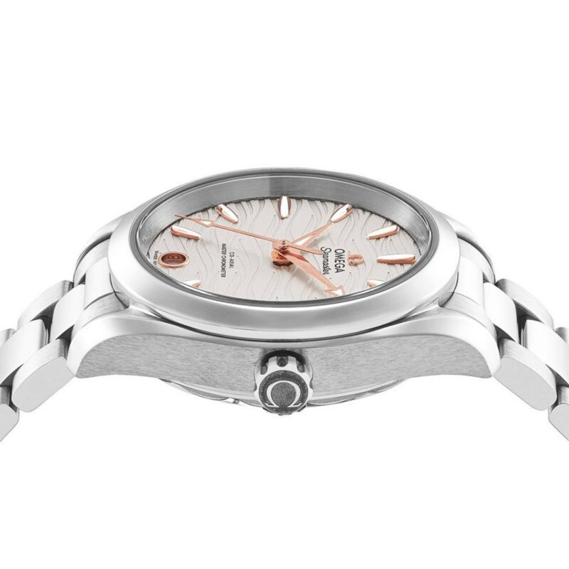 OMEGA SEAMASTER AQUA TERRA CO AXIAL MASTER CHRONOMETER 34MM LADIES WATCH O22010342002001 - Image 4
