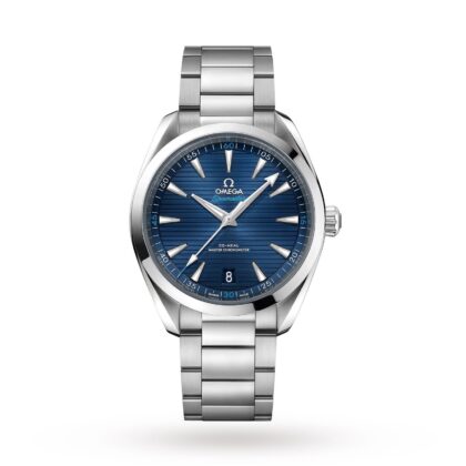 OMEGA SEAMASTER AQUA TERRA 150M MENS BLUE DIAL 41MM AUTOMATIC CO AXIAL WATCH O22010412103001