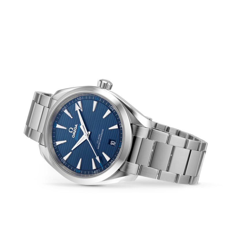 OMEGA SEAMASTER AQUA TERRA 150M MENS BLUE DIAL 41MM AUTOMATIC CO AXIAL WATCH O22010412103001 - Image 2