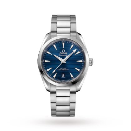 OMEGA SEAMASTER AQUA TERRA 150M MENS BLUE DIAL 38MM AUTOMATIC CO AXIAL MENS WATCH O22010382003001