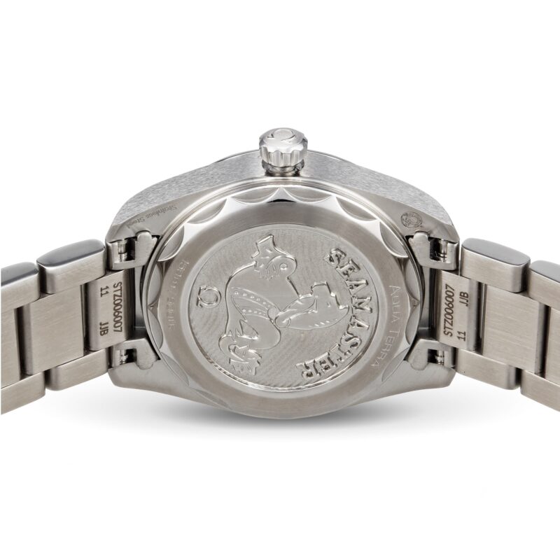 OMEGA SEAMASTER AQUA TERRA 150M LADIES 28MM QUARTZ DIAMOND DOT WATCH O22010286054001 - Image 4