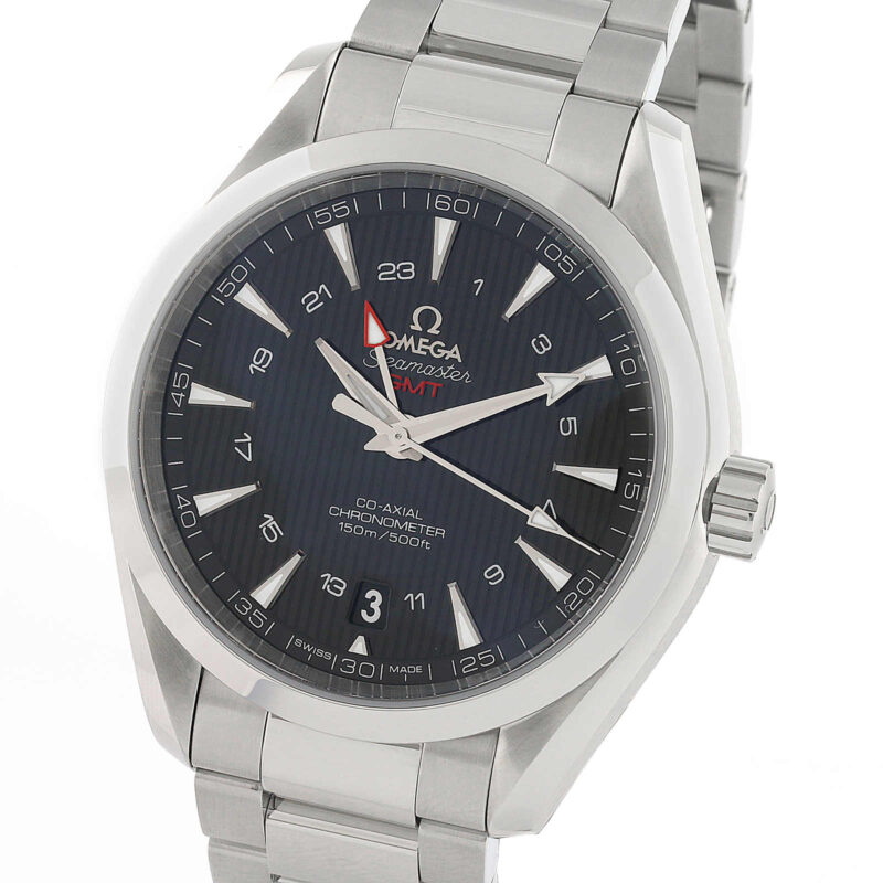 OMEGA SEAMASTER AQUA TERRA 150M CO QUESTIONMARK.AXIAL CHRONOMETER GMT 43MM O23110432201001 - Image 4