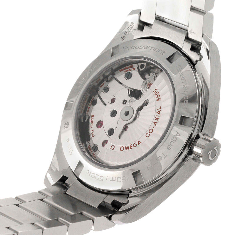 OMEGA SEAMASTER AQUA TERRA 150M CO QUESTIONMARK.AXIAL CHRONOMETER GMT 43MM O23110432201001 - Image 6