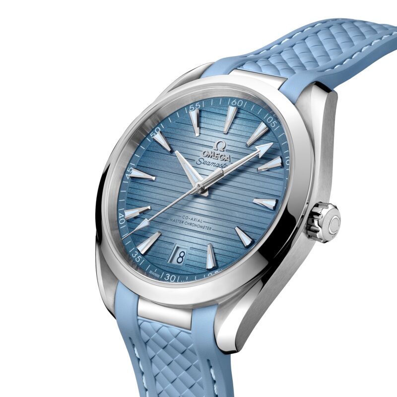 OMEGA SEAMASTER AQUA TERRA 150M CO AXIAL MASTER CHRONOMETER 41MM SUMMER BLUE O22012412103008 - Image 3