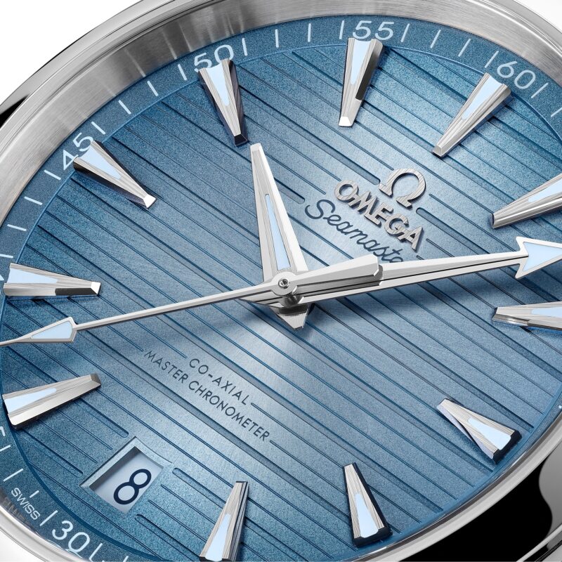 OMEGA SEAMASTER AQUA TERRA 150M CO AXIAL MASTER CHRONOMETER 41MM SUMMER BLUE O22010412103005 - Image 6
