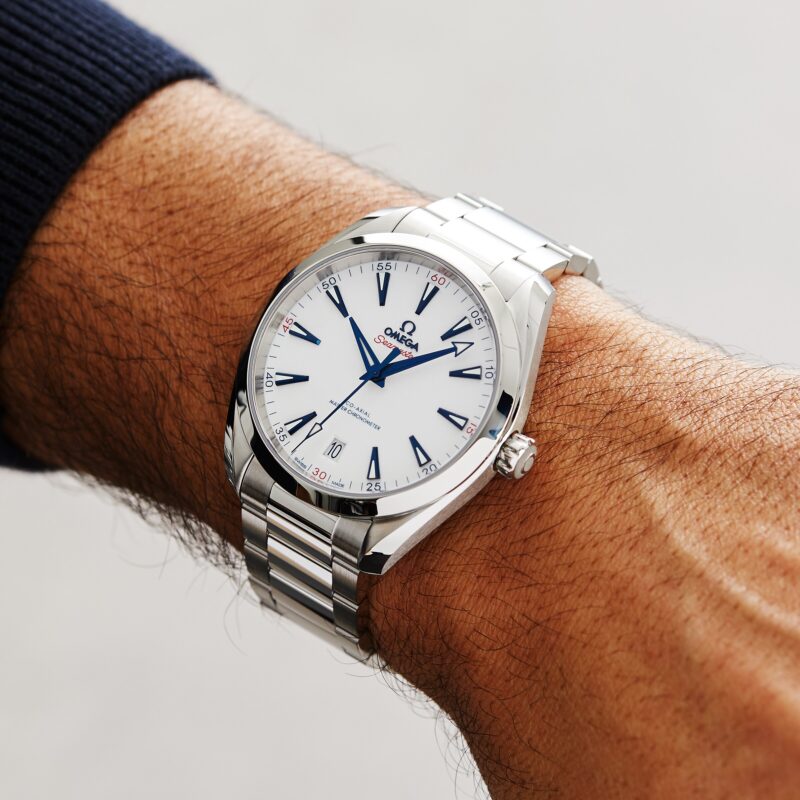 OMEGA SEAMASTER AQUA TERRA 150M CO AXIAL MASTER CHRONOMETER 41MM BEIJING 2022 O52210412104001 - Image 3