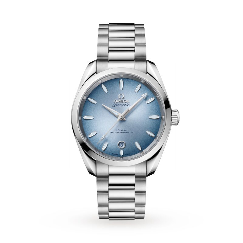 OMEGA SEAMASTER AQUA TERRA 150M CO AXIAL MASTER CHRONOMETER 38MM SUMMER BLUE O22010382003004