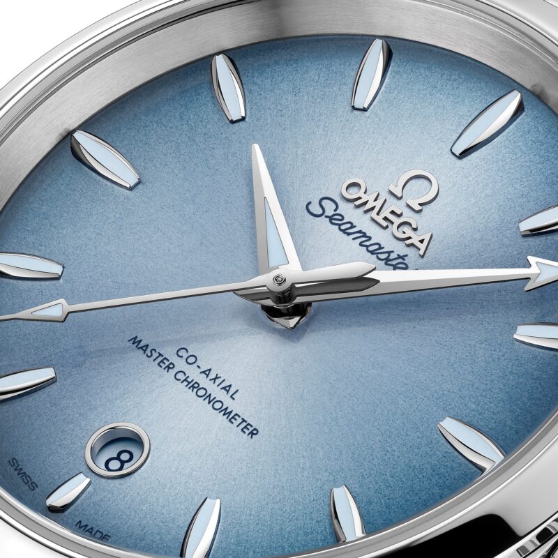 OMEGA SEAMASTER AQUA TERRA 150M CO AXIAL MASTER CHRONOMETER 38MM SUMMER BLUE O22010382003004 - Image 6