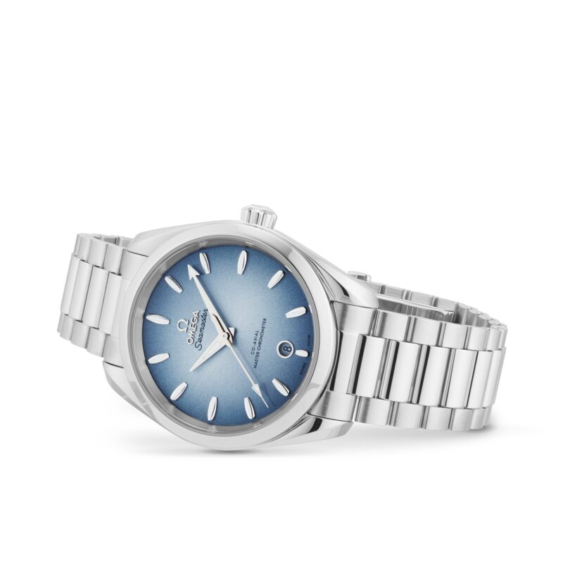 OMEGA SEAMASTER AQUA TERRA 150M CO AXIAL MASTER CHRONOMETER 38MM SUMMER BLUE O22010382003004 - Image 7