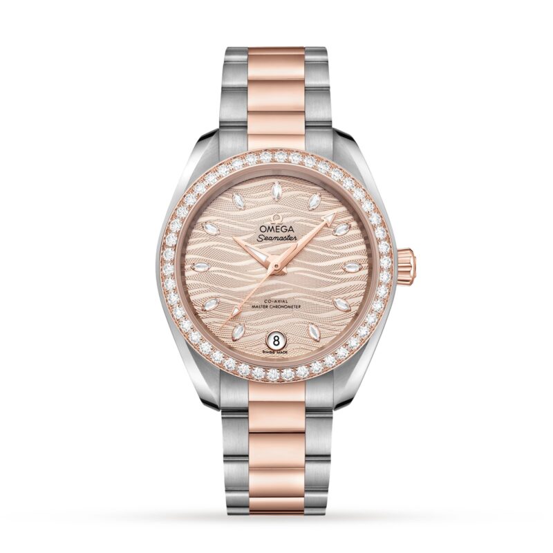 OMEGA SEAMASTER AQUA TERRA 150M CO AXIAL MASTER CHRONOMETER 34MM LADIES WATCH O22025342059001