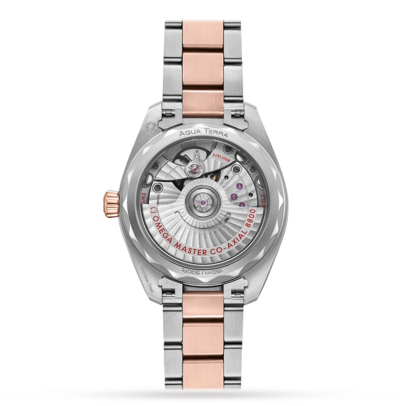OMEGA SEAMASTER AQUA TERRA 150M CO AXIAL MASTER CHRONOMETER 34MM LADIES WATCH O22025342059001 - Image 2