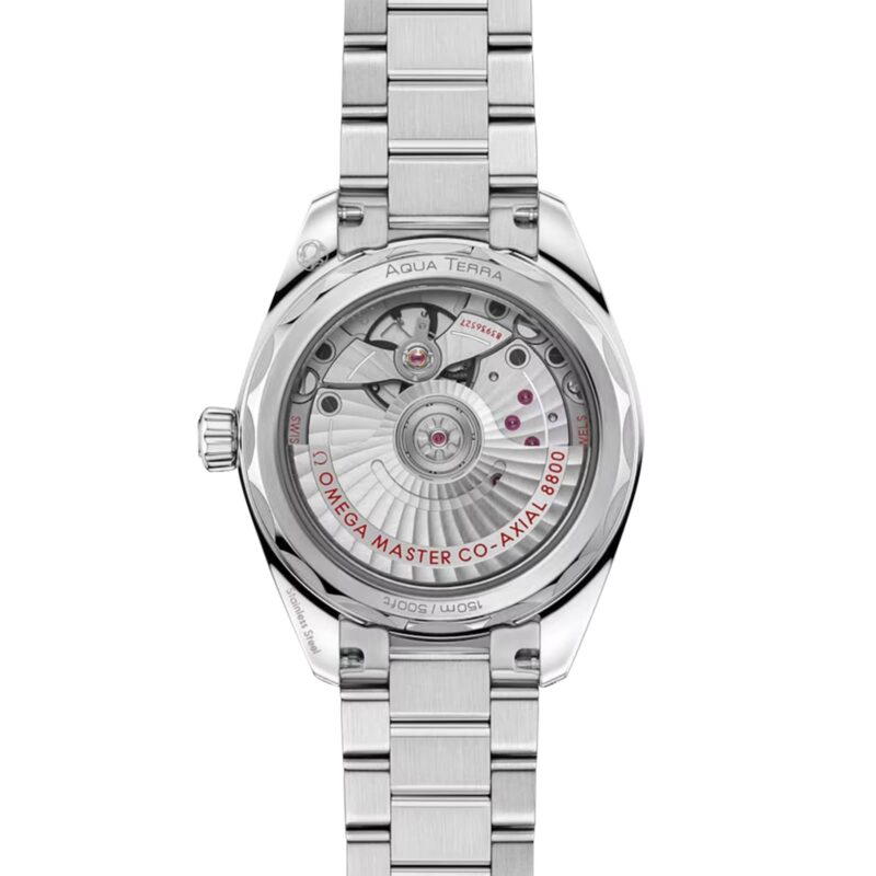 OMEGA SEAMASTER AQUA TERRA 150M CO AXIAL MASTER CHRONOMETER 34MM LADIES WATCH PINK O22010342010003 - Image 2
