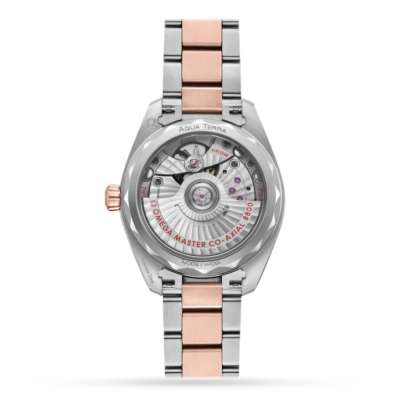 OMEGA SEAMASTER AQUA TERRA 150M CO AXIAL MASTER CHRONOMETER 34MM LADIES WATCH O22020342060001 - Image 2