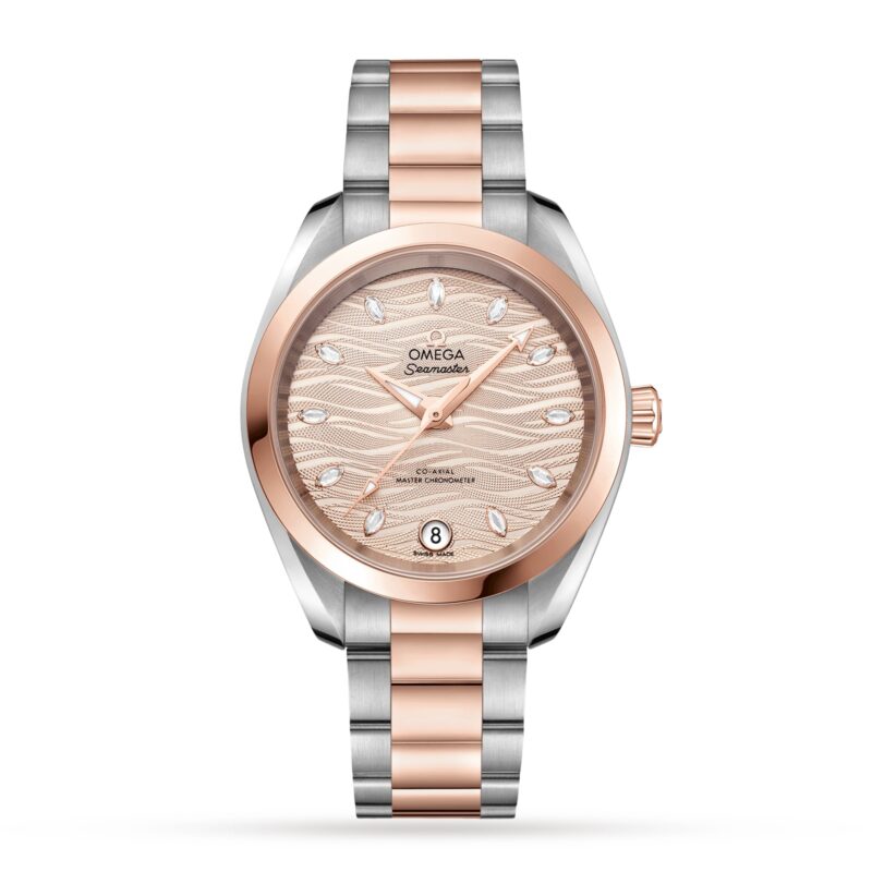 OMEGA SEAMASTER AQUA TERRA 150M CO AXIAL MASTER CHRONOMETER 34MM LADIES WATCH O22020342059001