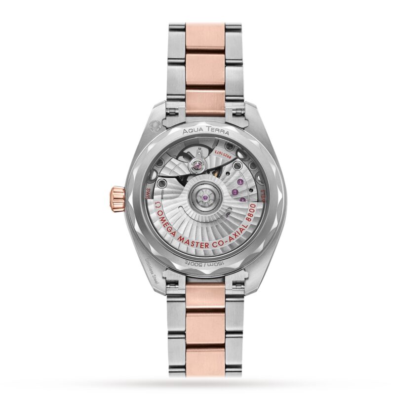 OMEGA SEAMASTER AQUA TERRA 150M CO AXIAL MASTER CHRONOMETER 34MM LADIES WATCH O22020342059001 - Image 2