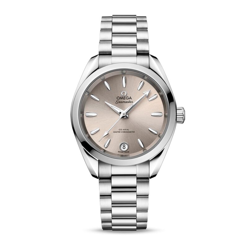OMEGA SEAMASTER AQUA TERRA 150M CO AXIAL MASTER CHRONOMETER 34MM LADIES WATCH IVORY O22010342009001