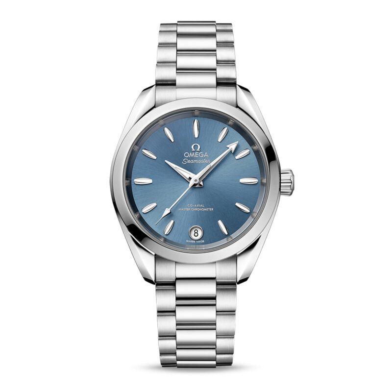 OMEGA SEAMASTER AQUA TERRA 150M CO AXIAL MASTER CHRONOMETER 34MM LADIES WATCH BLUE O22010342003002