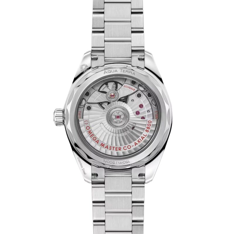 OMEGA SEAMASTER AQUA TERRA 150M CO AXIAL MASTER CHRONOMETER 34MM LADIES WATCH BLUE O22010342003002 - Image 2