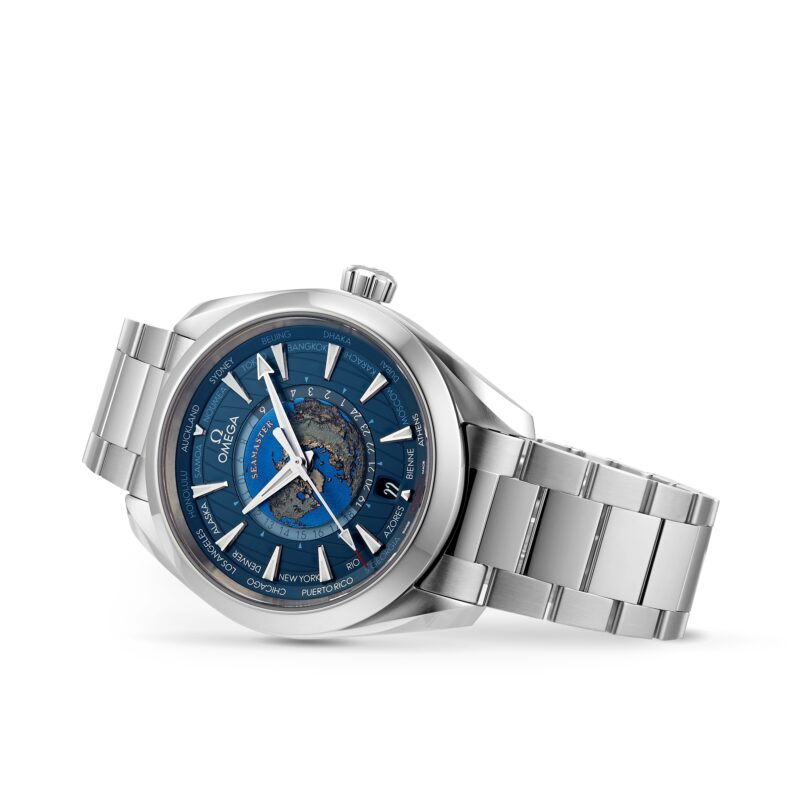 OMEGA SEAMASTER AQUA TERRA 150M CO AXIAL GMT WORLDTIMER 43MM MENS WATCH O22010432203001 - Image 3