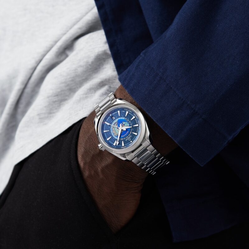 OMEGA SEAMASTER AQUA TERRA 150M CO AXIAL GMT WORLDTIMER 43MM MENS WATCH O22010432203001 - Image 8