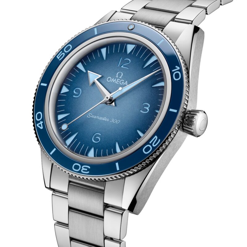 OMEGA SEAMASTER 300M CO AXIAL MASTER CHRONOMETER 41MM SUMMER BLUE O23430412103002 - Image 3