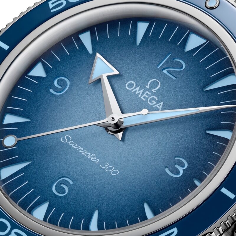 OMEGA SEAMASTER 300M CO AXIAL MASTER CHRONOMETER 41MM SUMMER BLUE O23430412103002 - Image 6