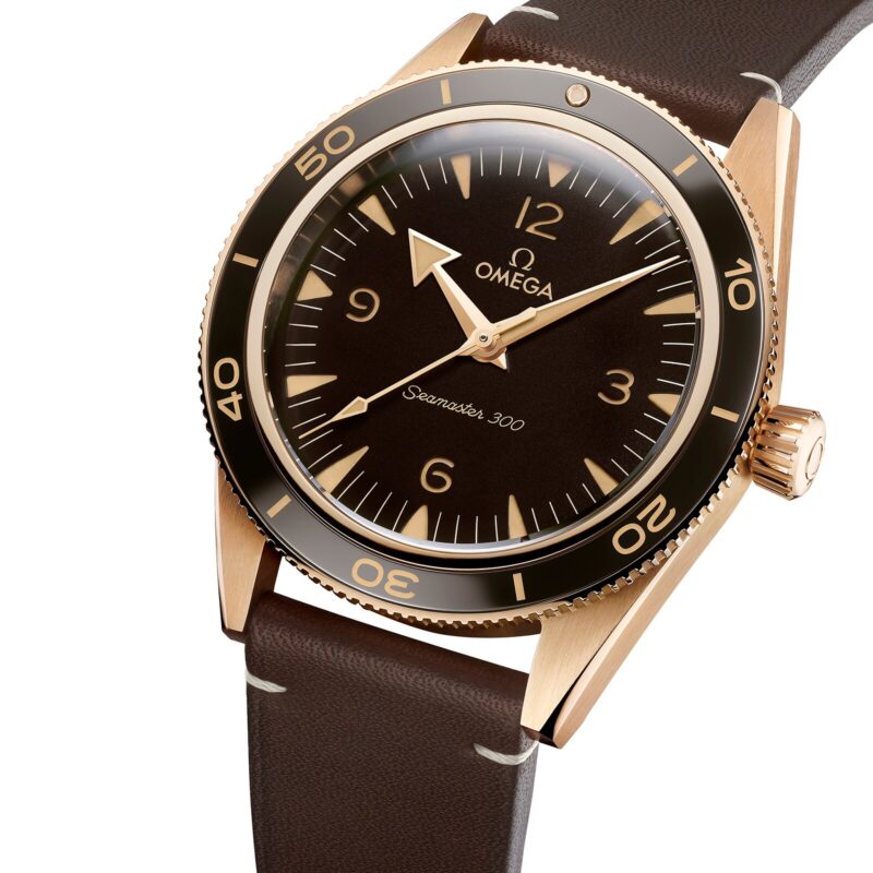 OMEGA SEAMASTER 300 CO AXIAL MASTER CHRONOMETER 41MM BRONZE GOLD O23492412110001 - Image 2