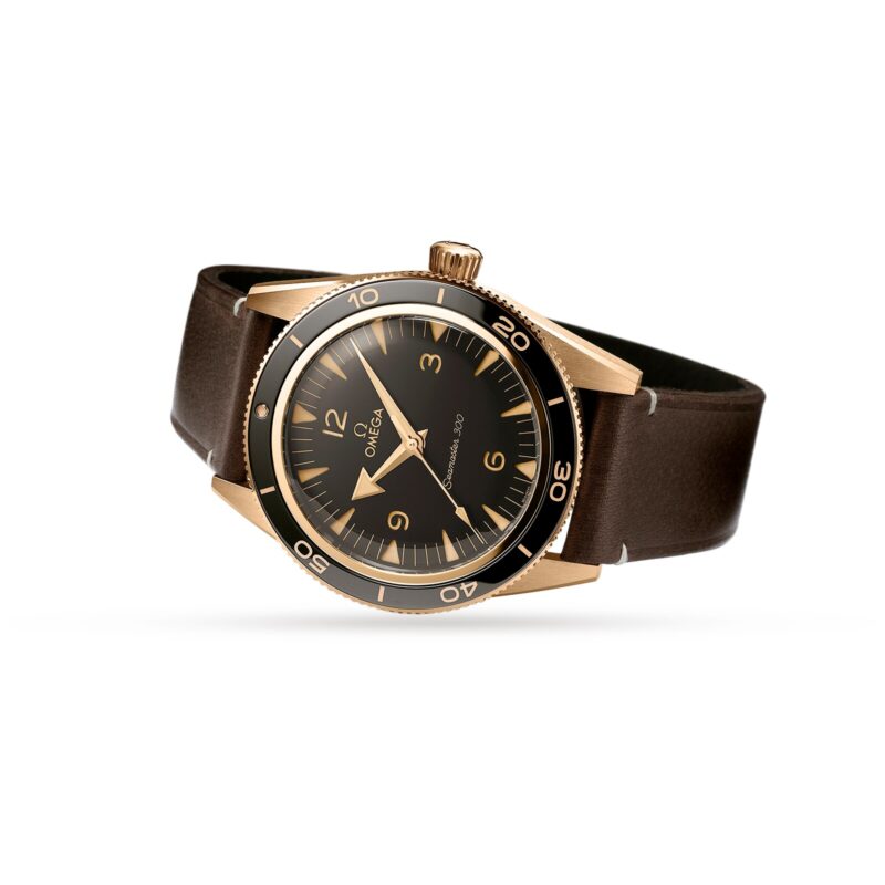 OMEGA SEAMASTER 300 CO AXIAL MASTER CHRONOMETER 41MM BRONZE GOLD O23492412110001 - Image 5
